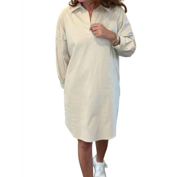 NEW CARYN LAWN preppy corduroy dress in camel with pink star